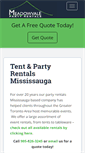 Mobile Screenshot of meadowvalepartyrentals.com